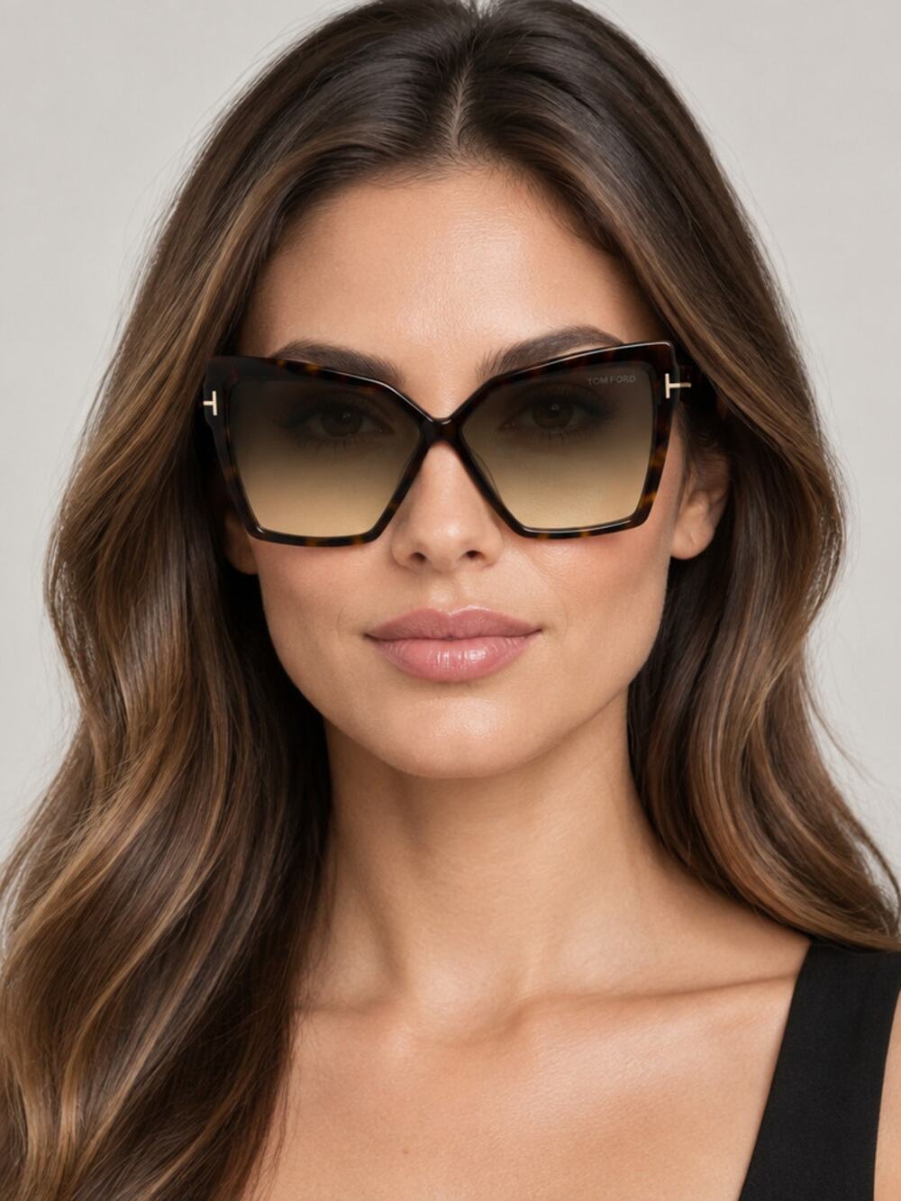 NEW Tom Ford FT1195 52B Dark Havana Sunglasses Authentic